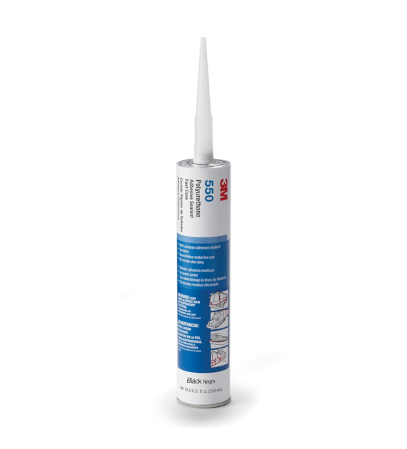 Szybkoschnący poliuretanowy klej uszczelniający 550 Fast Cure 310ml wolny od PFAS czarny - 3M