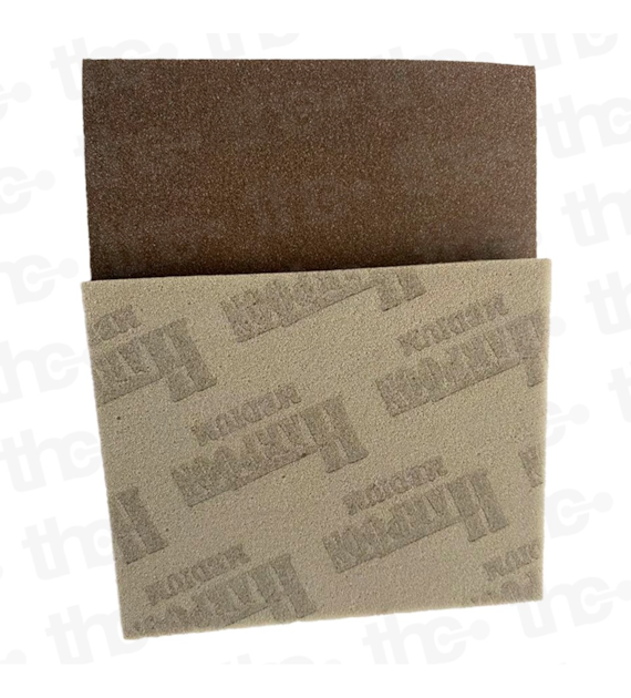 Gąbka ścierna jednostronna 115mm x 140mm MEDIUM P120-P180