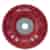 Podkładka do dysków z fibry 115mm M14 żebrowana czerwona - 3M