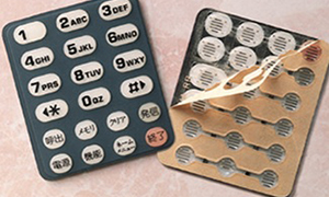 Taśmy dwustronnie - klawiatura - wykrój