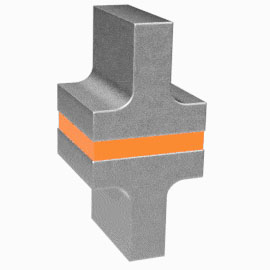 Naprężenie ściskające - animacja