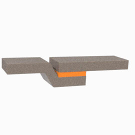 Połączenie zakładkowe wpustowe – stabilizacja pracy w płaszczyźnie - animacja