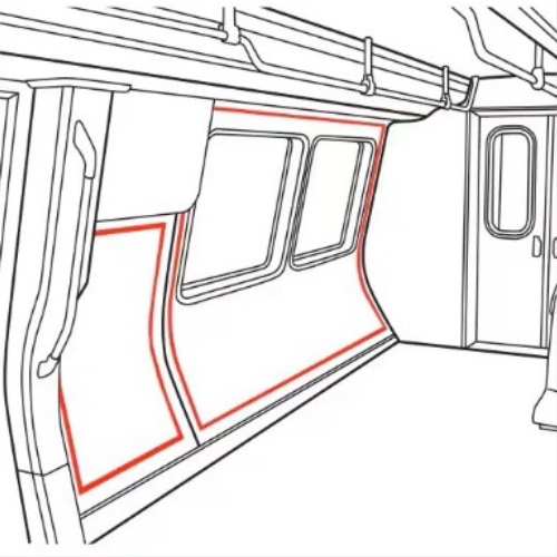 Mocowanie paneli wewnętrznych w pojazdach - zastosowanie rzepów Dual Lock