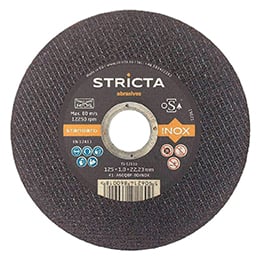 Tarcza STRICTA INOX Standard A60QBF 125 x 1,0 mm