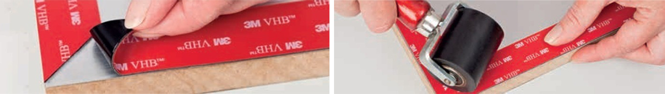 dociskanie taśmy vhb 3m