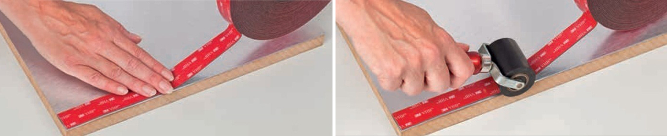 nakładania taśmy vhb 3m